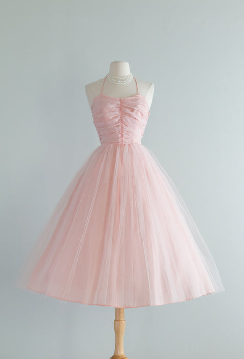 Dreamy 1950's Ballerina Pink Party Dress / XS Xtabay Vintage Dreamy 1950's Ballerina Pink Party Dress / XS Xtabay Vintage