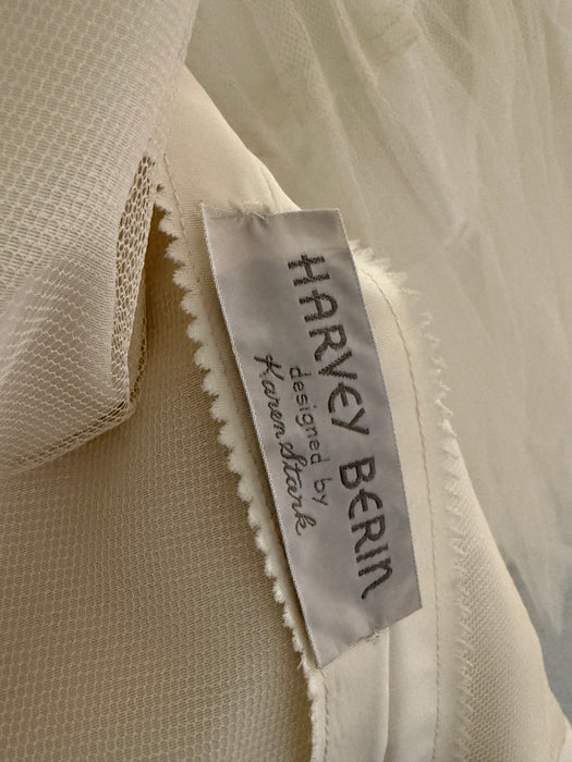 Exquisite 1950's Ballet Slipper Pink Silk Organza Dress By Harvey Berin / Small