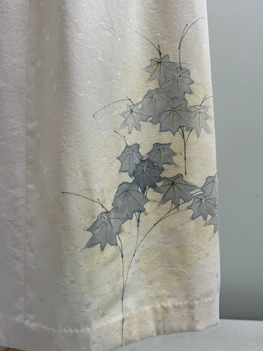 Exquisite Vintage Handpainted Kimono Silk Wedding Ceremony Dress / ML
