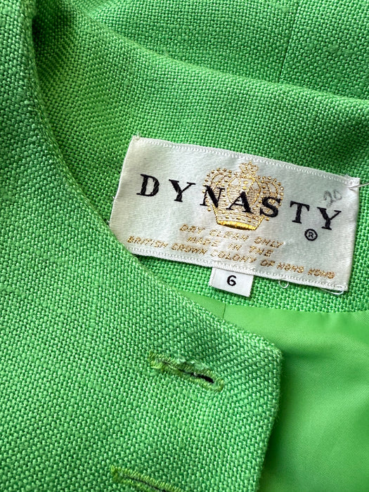 Chic 1960's Color Block Shift Dress By Dynasty / SM