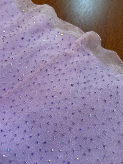 Vintage 1990's Ombre Lavender Haze Beaded Showstopper by Alyce Designs / M