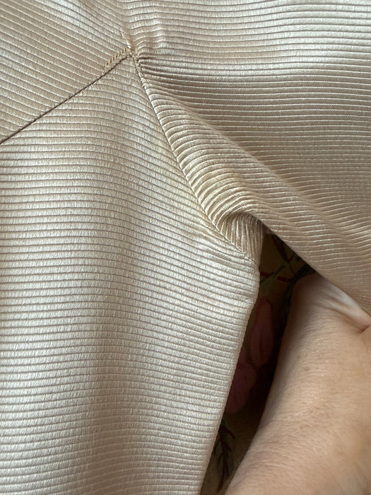 Fabulous Late 1950’s Cashmere Coat and Matching Silk Dress Set / SM
