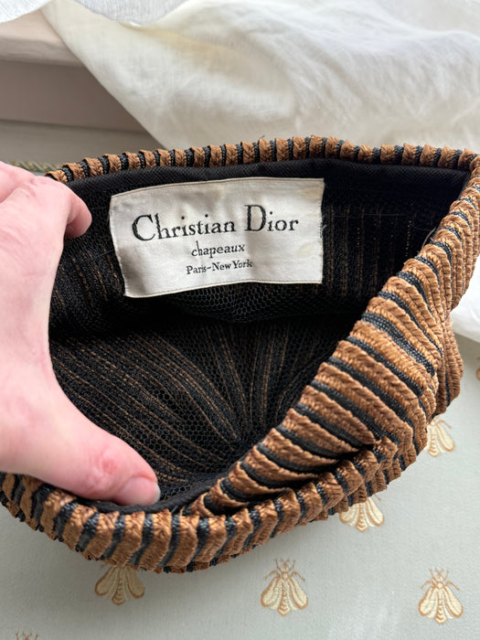 Rare 1960's Christian Dior Chapeaux Sculptural Turban