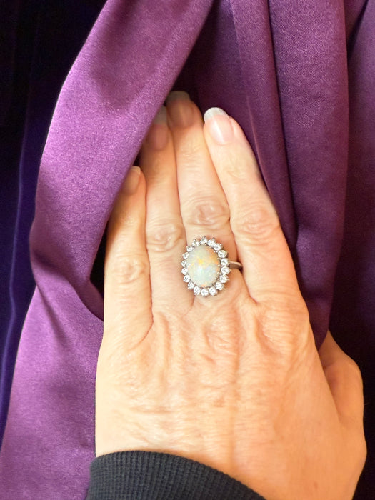 Stunning Vintage Oscar de la Renta Plum Silk Satin Cocktail Dress / M