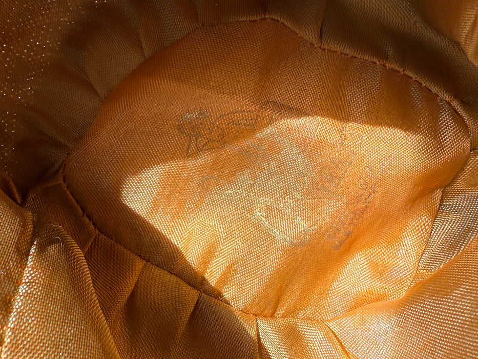 Rare 1920's Straw Cloche Hat By Style Queen / 22