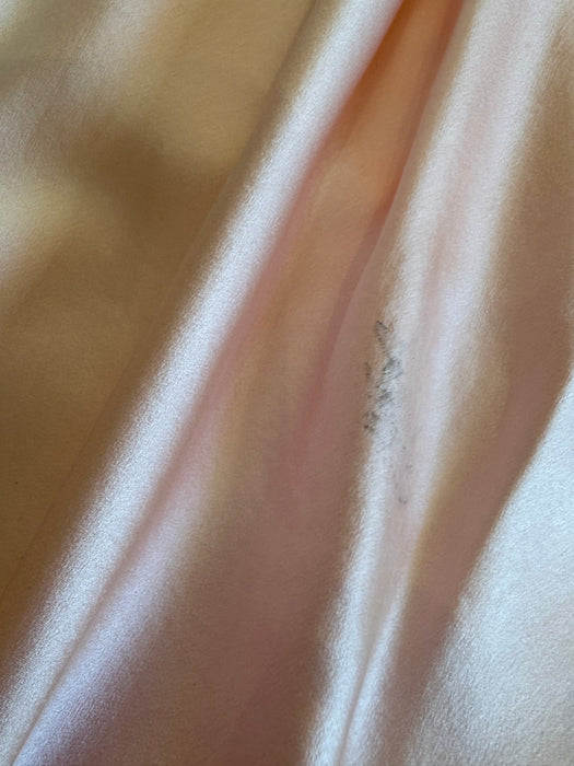 Luminous 1930's Inspired Silk Charmeuse Slip Dress In Ballet Pink / ML
