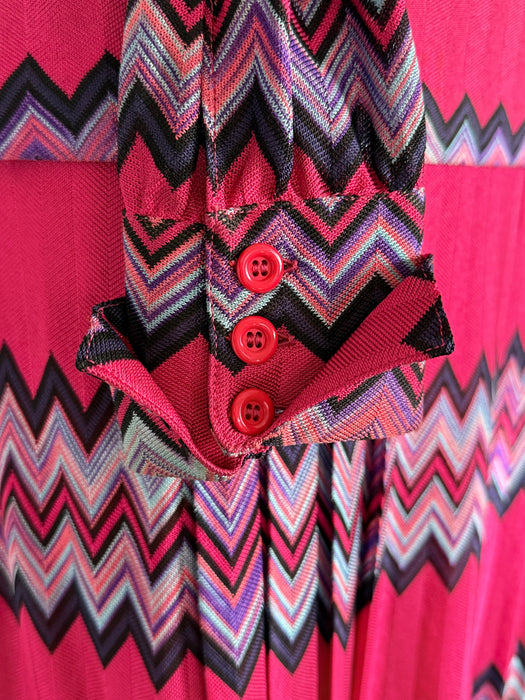 Gorgeous 1970's Missoni Maglia Candy Striped Knitwear Two Piece Set / XS