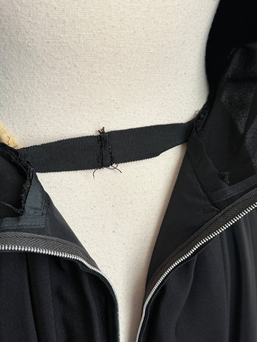 Sophisticated Early 1950’s Eisenberg Originals Silk Crepe Cocktail Dress / SM