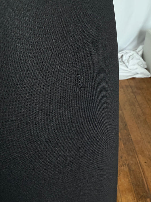 Sexy 1940's Black Rayon Evening Dress by Max Kopp California / SM