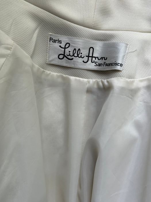 Fabulous 1960's  Lilli Ann Beaded Swing Coat / M