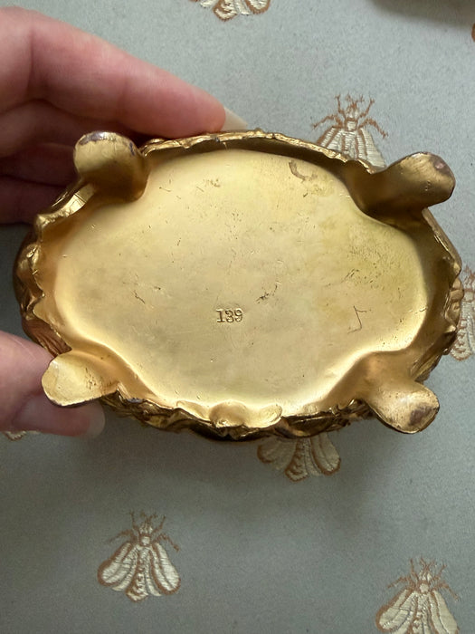 Beautiful Antique Art Nouveau Silk Lined Jewelry Casket, c. 1900-1910