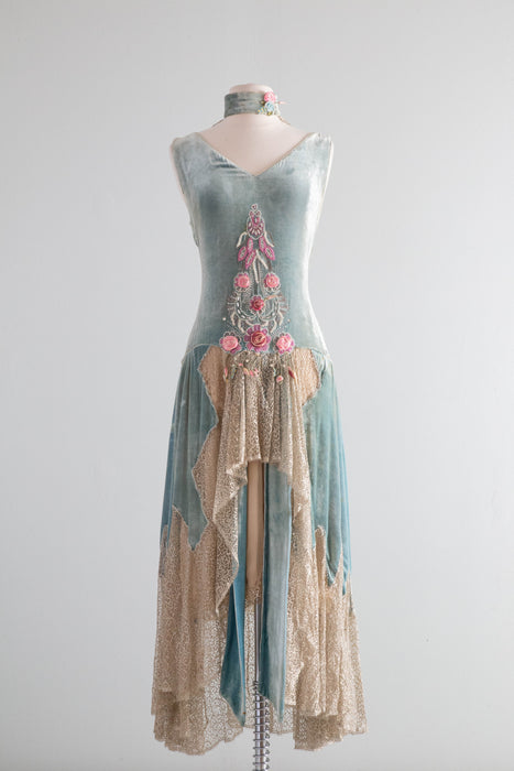 Museum Quality 1920's Erotic Couture Evening Dress By Sadie Nemser 'Se Xtabay Vintage Museum Quality 1920's Erotic Couture Evening Dress By Sadie Nemser 'Se Xtabay Vintage