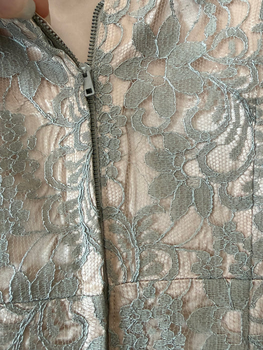Fabulous 1950's Lace Wiggle Dress With Matching Jacket / SM
