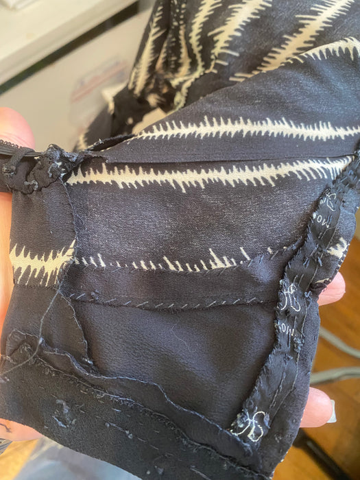 Attributed to Madame Grès “Zebra” Silk Evening Dress, circa 1938, Similar to the gown photographed by George Hoyningen-Huene for Harper’s Bazaar, worn by Lisa Fonssagrives/ S