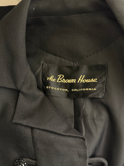 Sophisticated 1960's Shantung Silk Evening Coat By Stanley Nelson / M