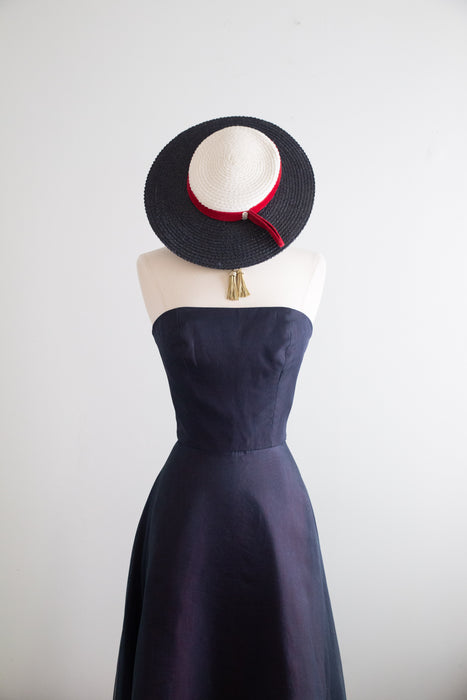 Extraordinary 1970’s Silk Organza Evening Gown By Designer Ruben Panis| S