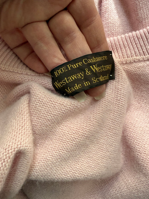 Vintage Westaway & Westaway Pure Cashmere Cardigan, Made in Scottland / m