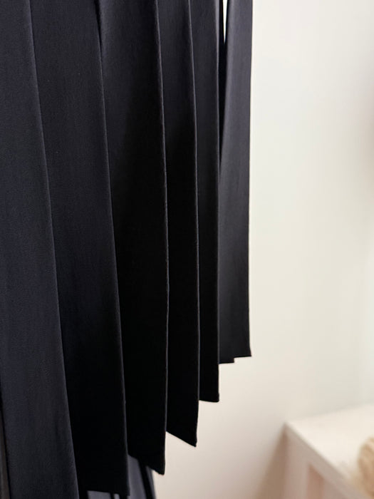 Fabulous Late 1950's Edward Abbott Car Wash Fringe Little Black Dress / SM