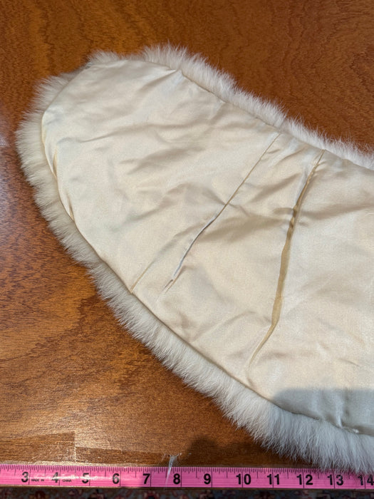 Stunning 1950's Norwegian Silver Fox Wrap / OS