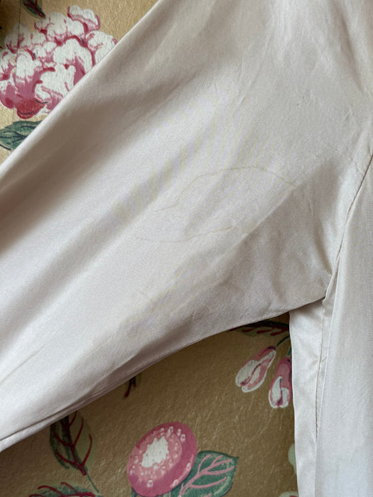 Iconic 1955 Luis Estevez for Grenelle Peau de Soie Cocktail Dress / S