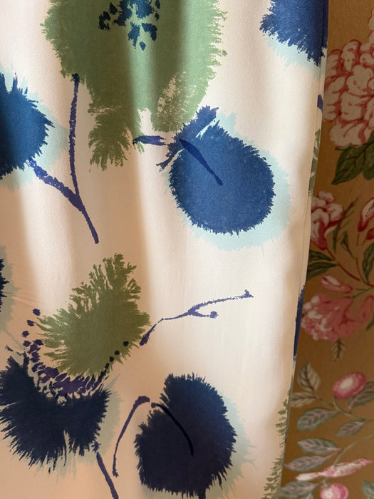 Fabulous 1950's Miss Brooks Abstract Floral Cocktail Dress / SM