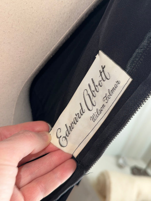 Fabulous Late 1950's Edward Abbott Car Wash Fringe Little Black Dress / SM