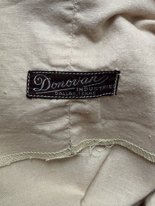 Chic Circa 1940's Donovan Industries Cotton Duster Car Coat /Large