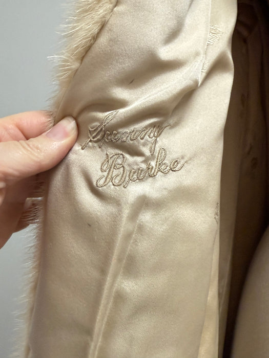 Glamorous 1950s Champagne Mink Swing Coat from The Broadway / M