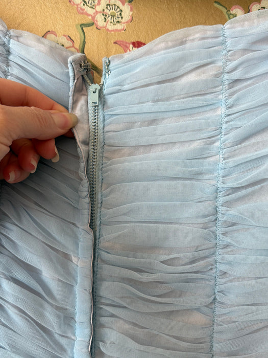 Dreamy 1950's Cinderella Gown in Hydrangea Blue / SM