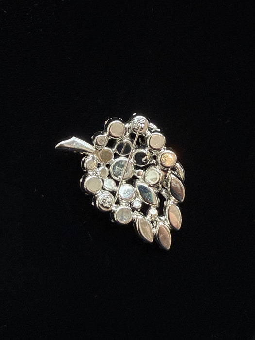 Fabulous 1950's Rhinestone Grape Cluster Brooch