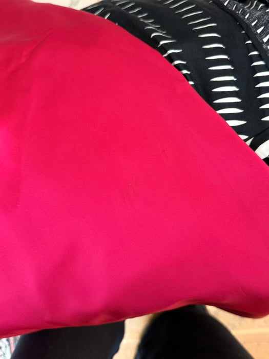 Fabulous Late 1950's Camellia Pink Cocktail Dress & Matching Swing Coat / XS