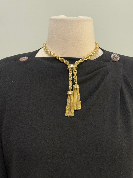 Iconic 1970s Jean Muir Black Wool Crepe Wrap Coat With Bell Sleeves / M