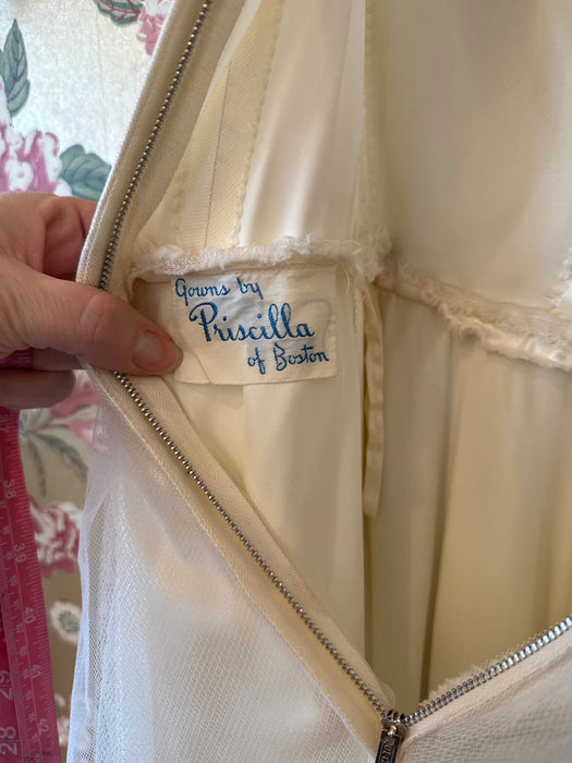 Exquisite Vintage 1950’s Ballet 🩰 Length Wedding Dress / S