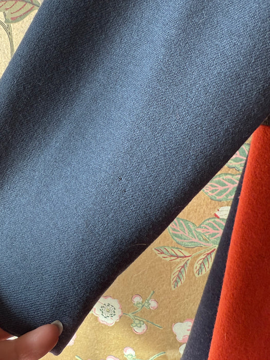 Tailored To Perfection 1950’s Azure Blue Wool Wiggle Dress / M