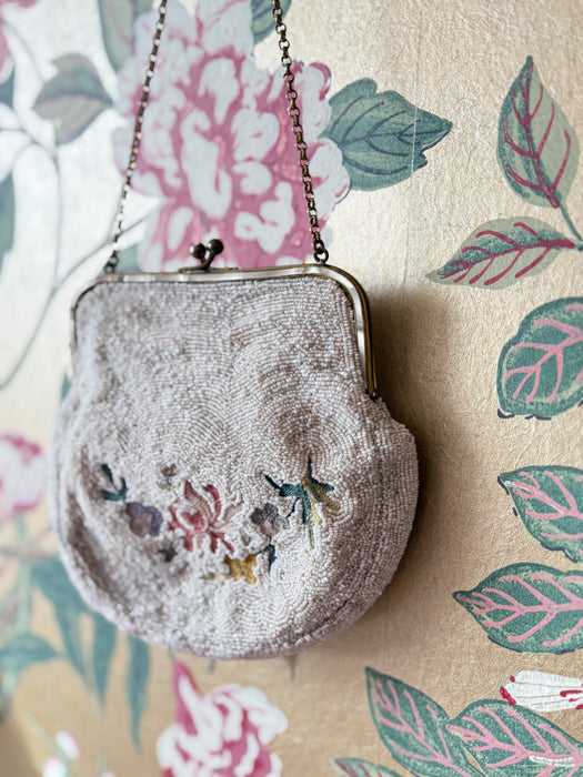 Charming 1920's French Micro Beaded Handbag