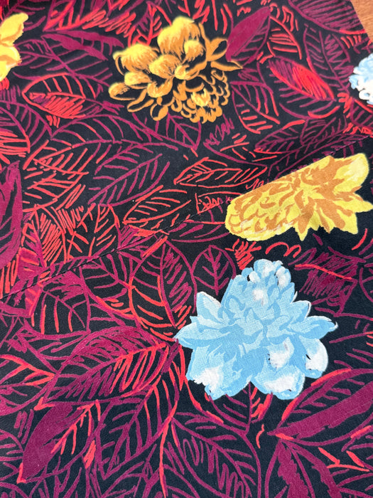 Fabulous 1950's 3 Piece Hawaiian Set Sarong Dress With Bolero & Beach Coverup By Kona Kai / ML