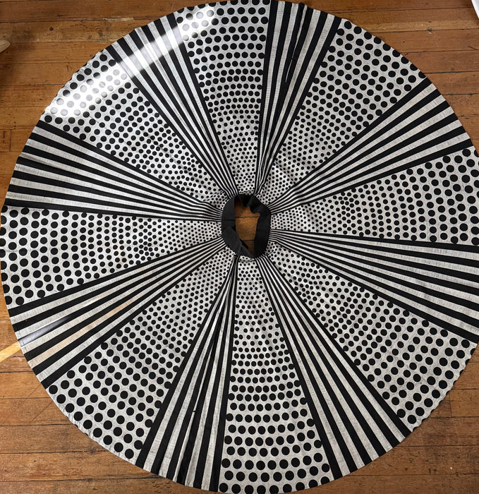 Fantastic 1950's Londy of Mexico Hand Painted Circle Skirt / S