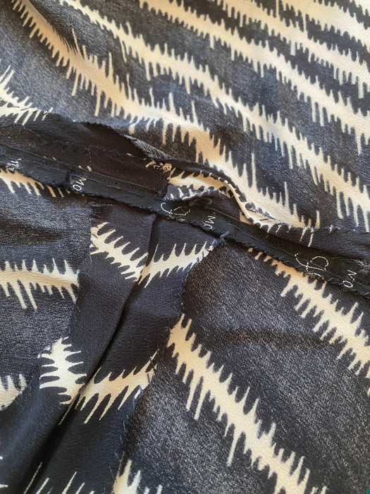 Attributed to Madame Grès “Zebra” Silk Evening Dress, circa 1938, Similar to the gown photographed by George Hoyningen-Huene for Harper’s Bazaar, worn by Lisa Fonssagrives/ S