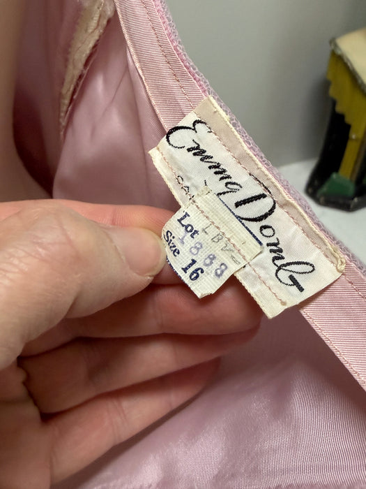 Breathtaking 1950's Violet Haze Formal Gown By Emma Domb / M