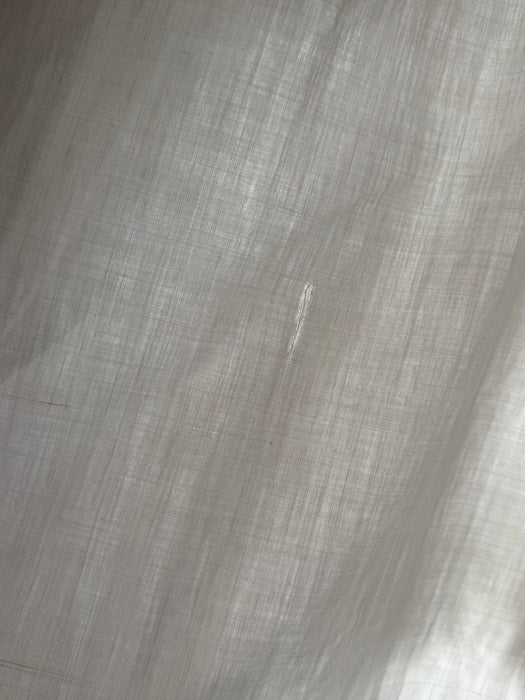 Romantic Edwardian Cotton Batiste Embroidered Nightgown / SM