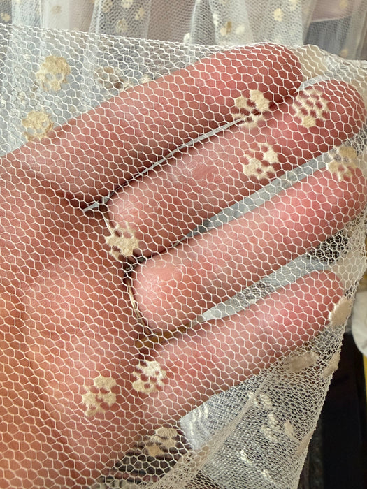 Breathtaking 1950's Hydrangea Haze Strapless Formal Dress / SM