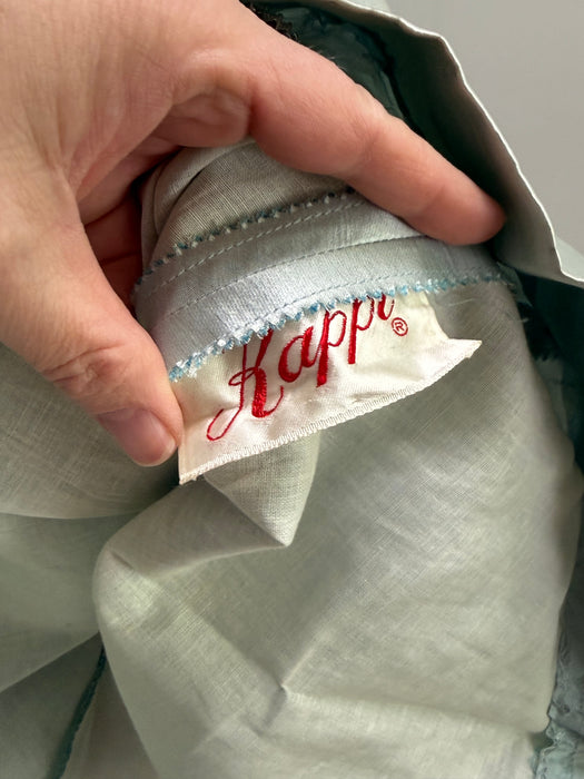 Stunning 1950's Ice Blue Cocktail Dress By Rappi / XS