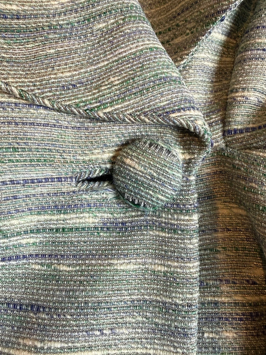 Rare! Early 1950's Lilli Ann New Look Princess Coat in Metallic Gold Tweed / S