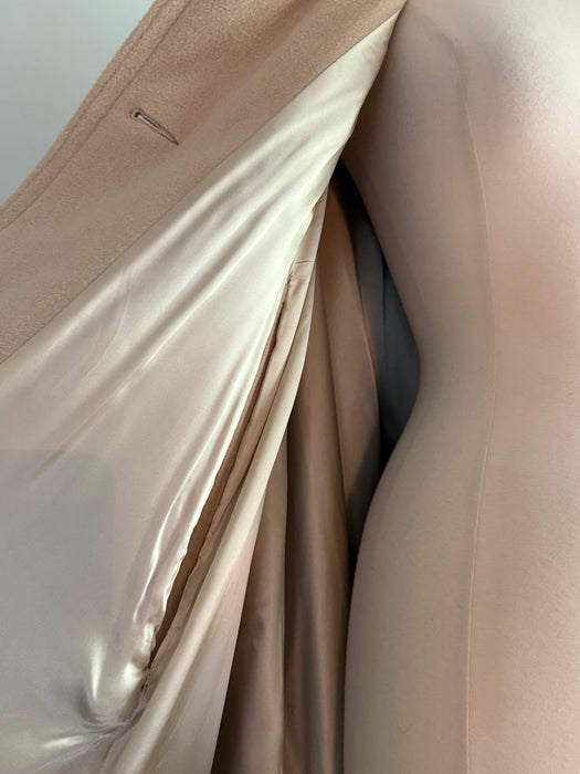 Chic 1970's 100% Wool Hooded Cape By Mr. Fred / OS