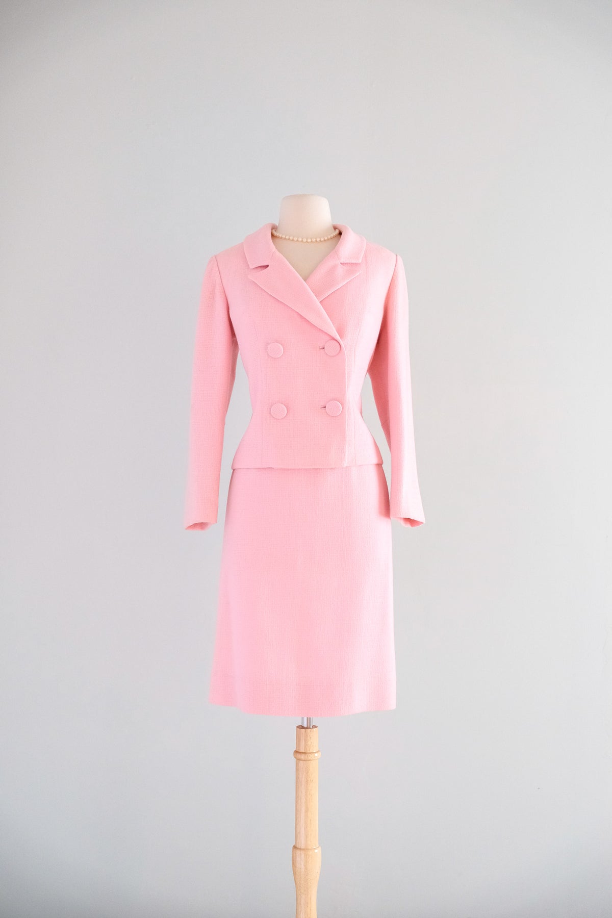 50s~60s rayon Gaba サーモンピンク レーヨンギャバ DSCF0573_fc6b204d-4b78-4c07-