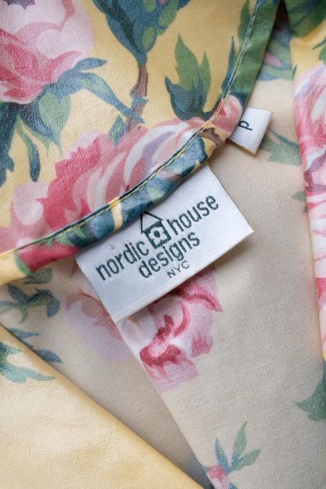 OBSESSED! Fabulous 1980's Rose Garden Rain Trench by Nordic House Designs / M