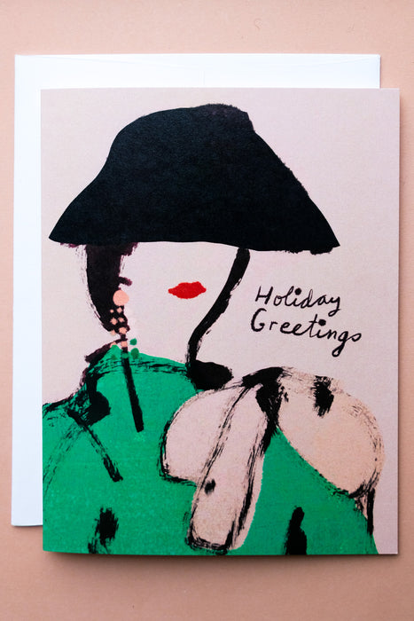 Xtabay Vintage Holiday Greetings Card