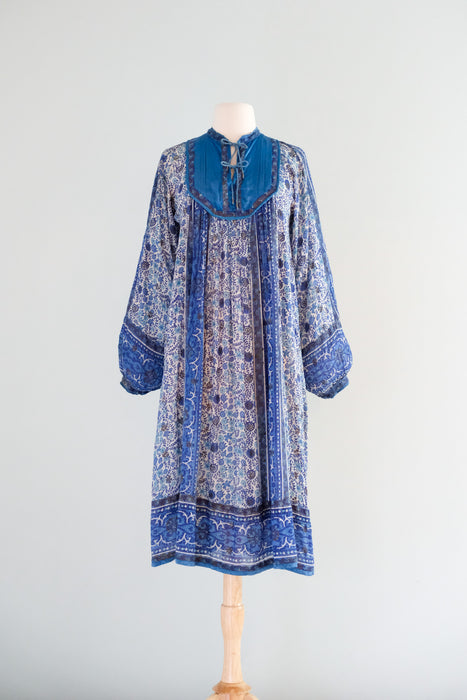 tissue cotton dress Textured Cotton Gauze Drop Waist Dress
