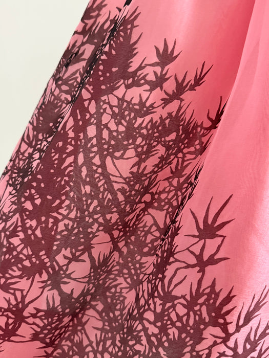 Iconic Early 1960's Bill Blass for Maurice Renter Silk Organza Cocktail Dress / SM