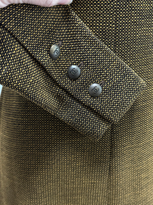 Vintage Chanel Boutique Dress With Signature Buttons, Fall/Winter 1997